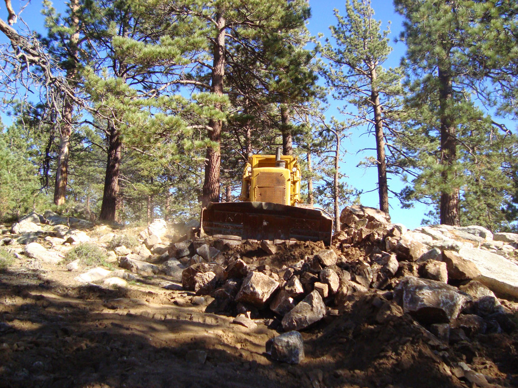 Construction of Access Roads to the TAOS II Telescope Sites