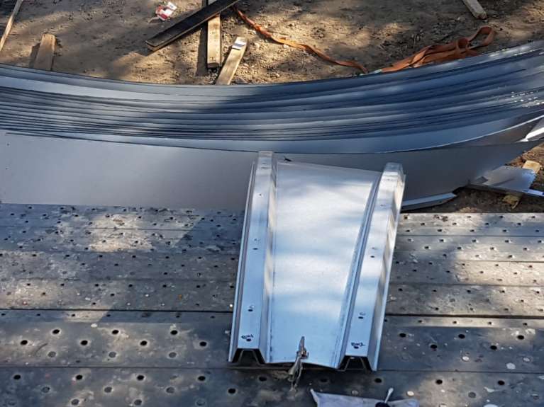 Main structure of dome at Site #2 completed