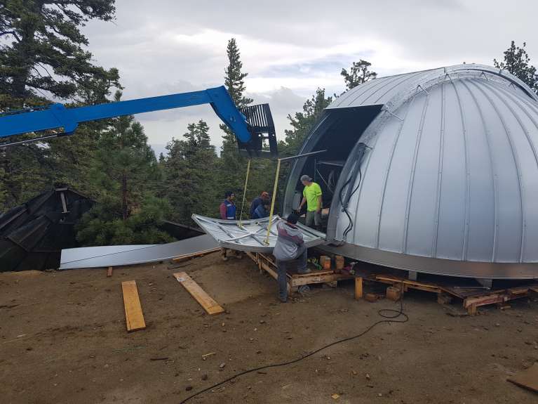 TAOS II Completes Assembly of Domes