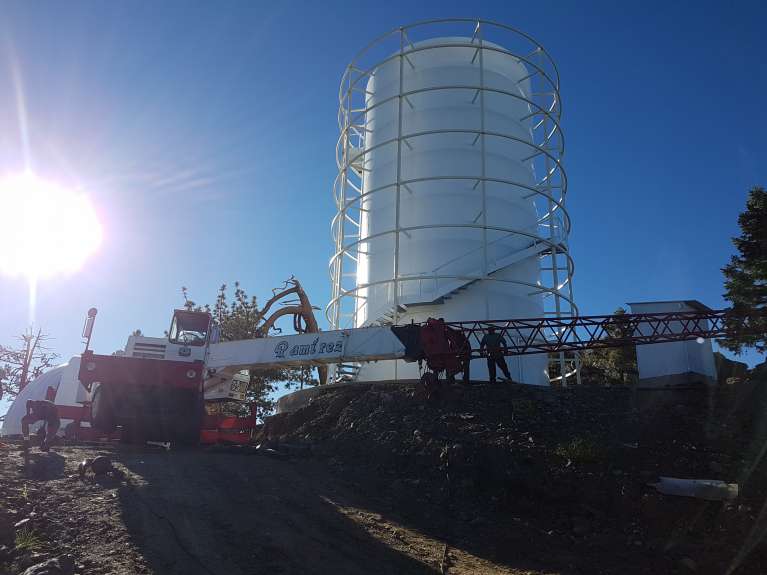 Domes installed at Sites #2 and #3