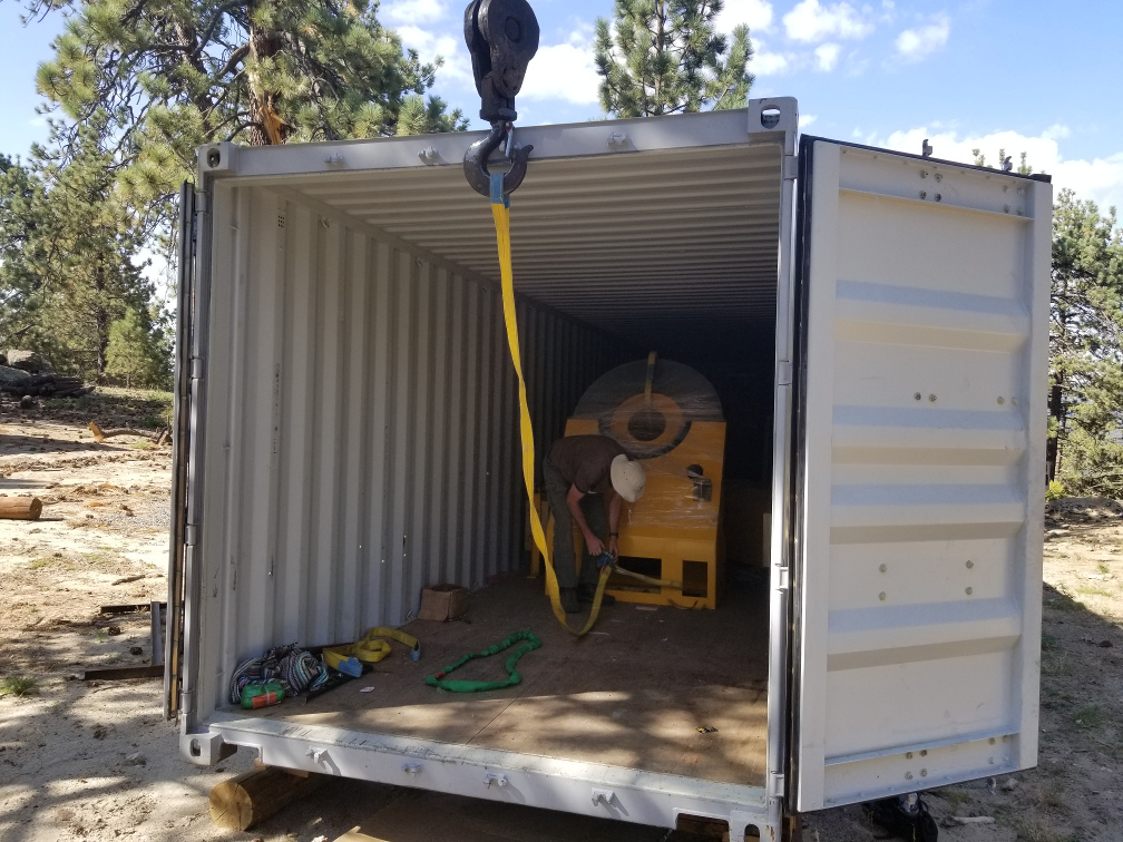 Telescope installation begins (sort of)