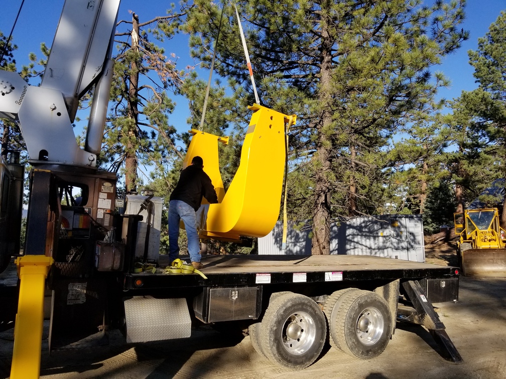 Telescope installation crane work completed at Site #3