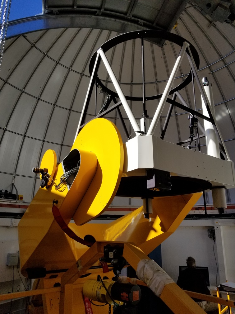Telescope structures completed. We are now ready to start installing optics.